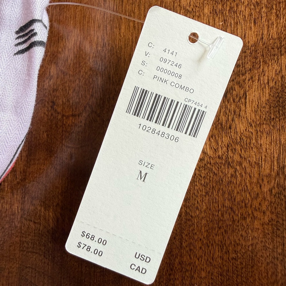 Women’s pajamas pants from Anthropologie with fun dinner print. Brand LyreBird - Picture 2 of 2